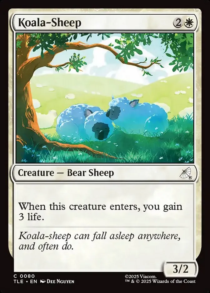 2025 Avatar: The Last Airbender Eternal Koala-Sheep #80 common card image