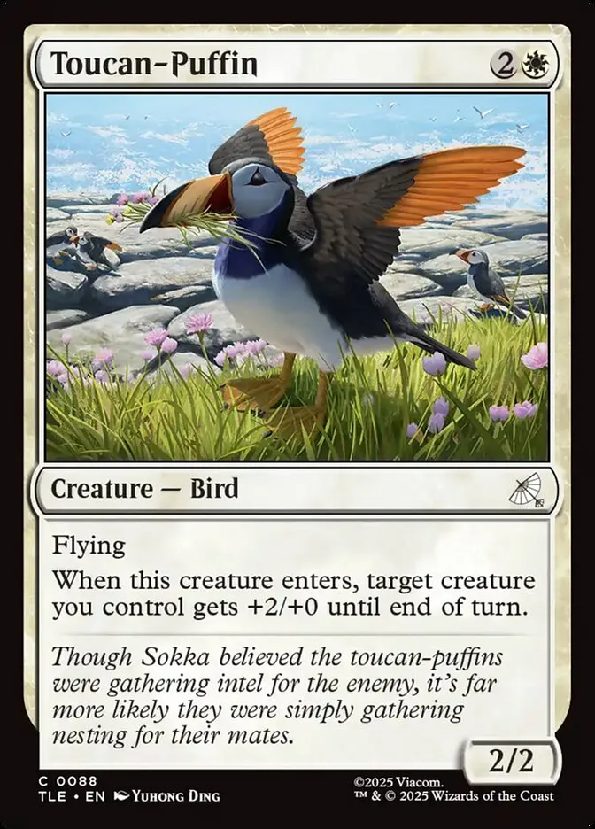 2025 Avatar: The Last Airbender Eternal Toucan-Puffin #88 common card image