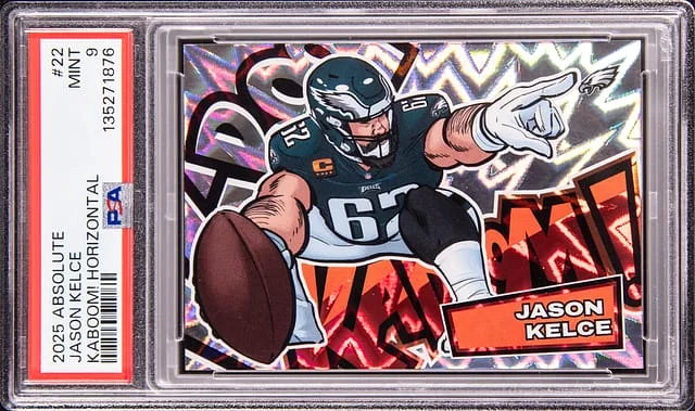 2025 Panini Absolute Jason Kelce Kaboom! Horizontal #22 card image