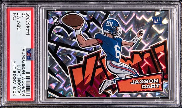 2025 Panini Absolute Jaxson Dart Kaboom! Horizontal #34 card image