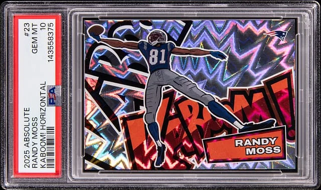 2025 Panini Absolute Randy Moss Kaboom Horizontal #23 card image
