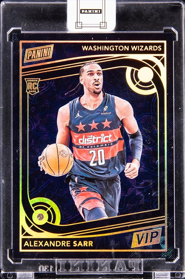 2025 Panini Alexander Sarr The National VIP Diamond Gems #AS card image