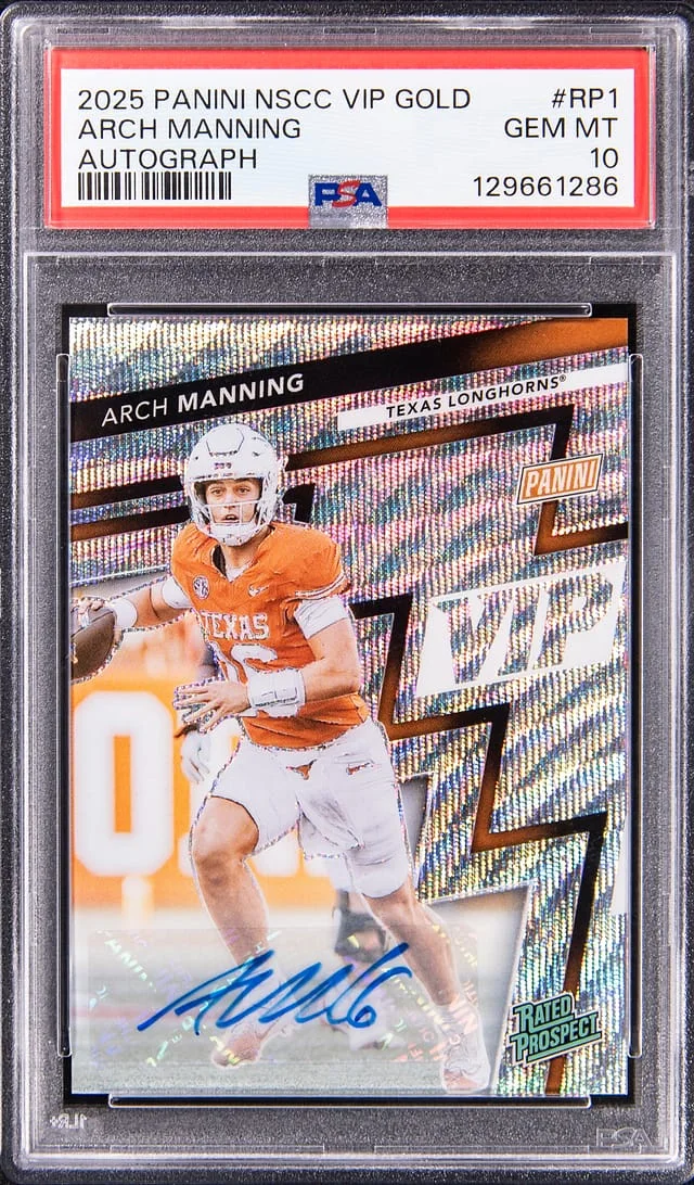2025 Panini Arch Manning NSCC VIP Gold Panini #RP1 card image