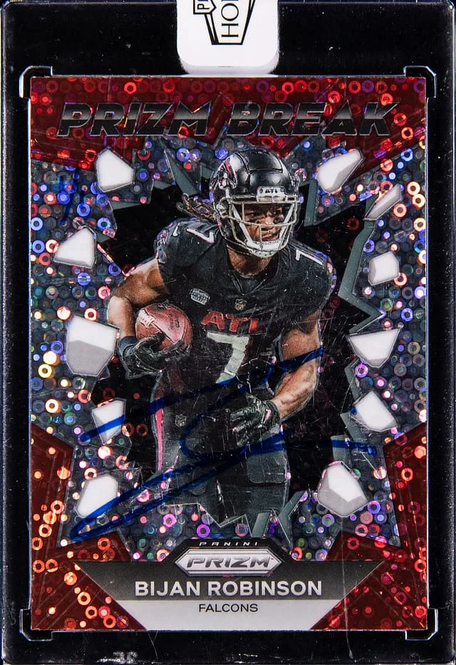 2025 Panini Bijan Robinson Honors '23 Prizm Break Autograph #PB-8 card image