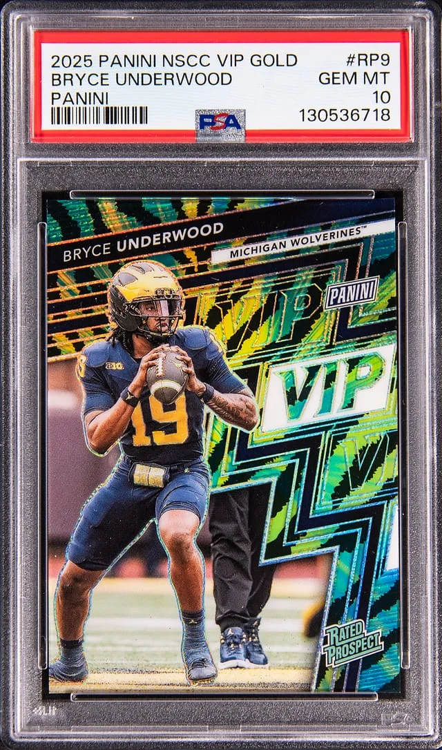 2025 Panini Bryce Underwood NSCC VIP Gold Panini #RP9 card image