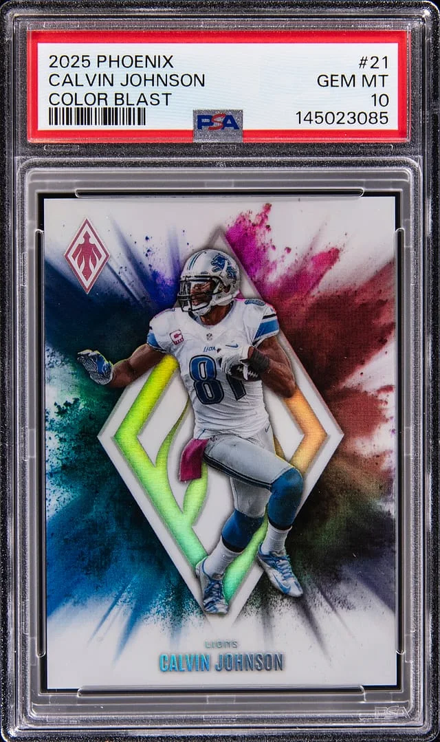 2025 Panini Calvin Johnson Phoenix Color Blast #21 card image