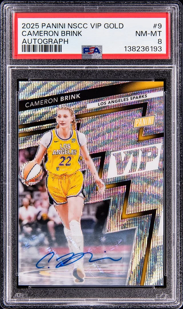 2025 Panini Cameron Brink NSCC VIP Gold Autographs #9 card image