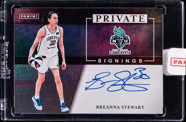 2025 Panini Donruss Breanna Stewart WNBA Private Signings #PS-BST card image