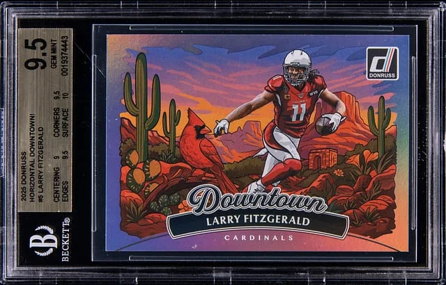 2025 Panini Donruss Larry Fitzgerald Horizontal Downtown! #5 card image