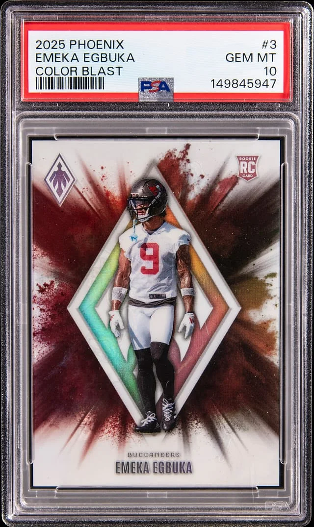 2025 Panini Emeka Egbuka Phoenix Color Blast #3 card image
