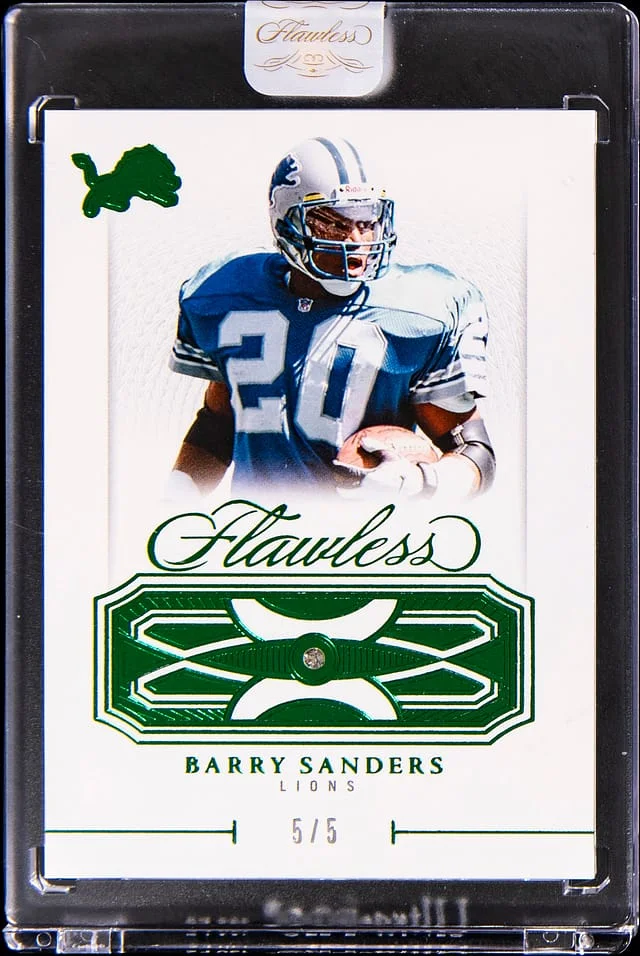 2025 Panini Flawless Barry Sanders Retro Flawless #RF-BSS card image