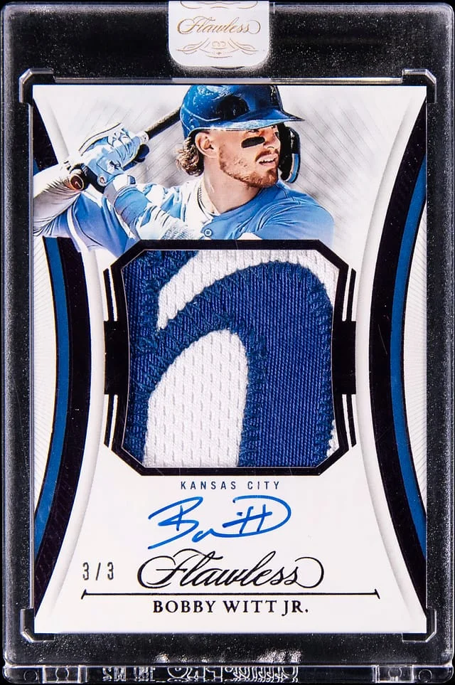 2025 Panini Flawless Bobby Witt Jr. Patch Autographs #FPA-BWJ card image