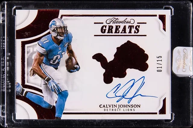 2025 Panini Flawless Calvin Johnson Greats #G-CJO card image