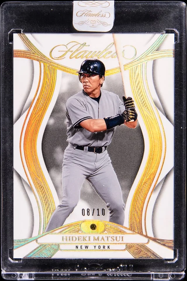 2025 Panini Flawless Hideki Matsui Diamond Gold #38 card image