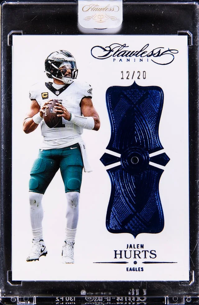 2025 Panini Flawless Jalen Hurts Sapphire #28 card image