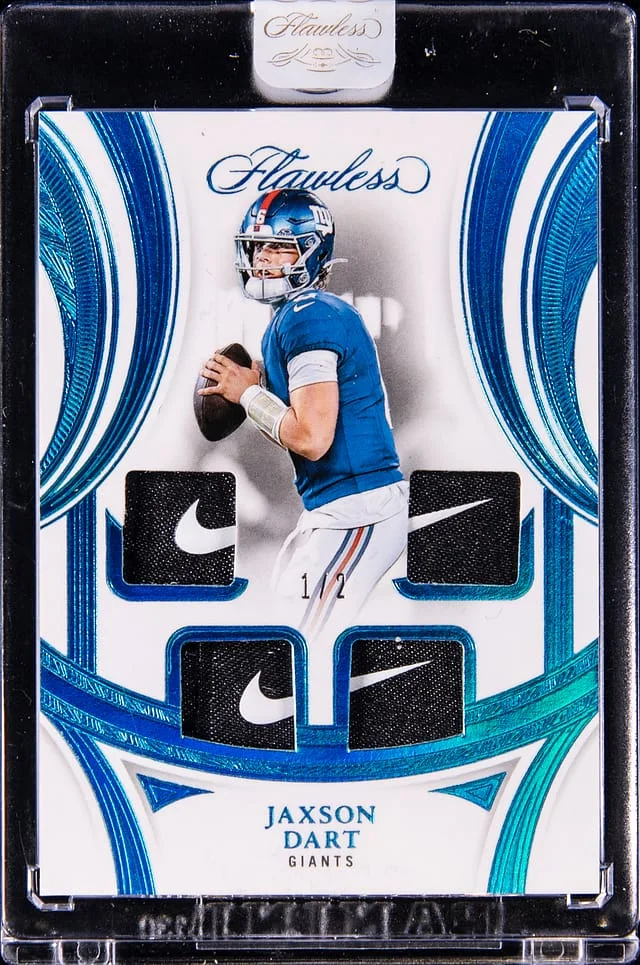 2025 Panini Flawless Jaxson Dart Showcase Brand Logo #RS-JDT card image