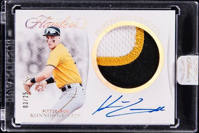 2025 Panini Flawless Konnor Griffin Draft Patch Autographs #DPA-KG card image