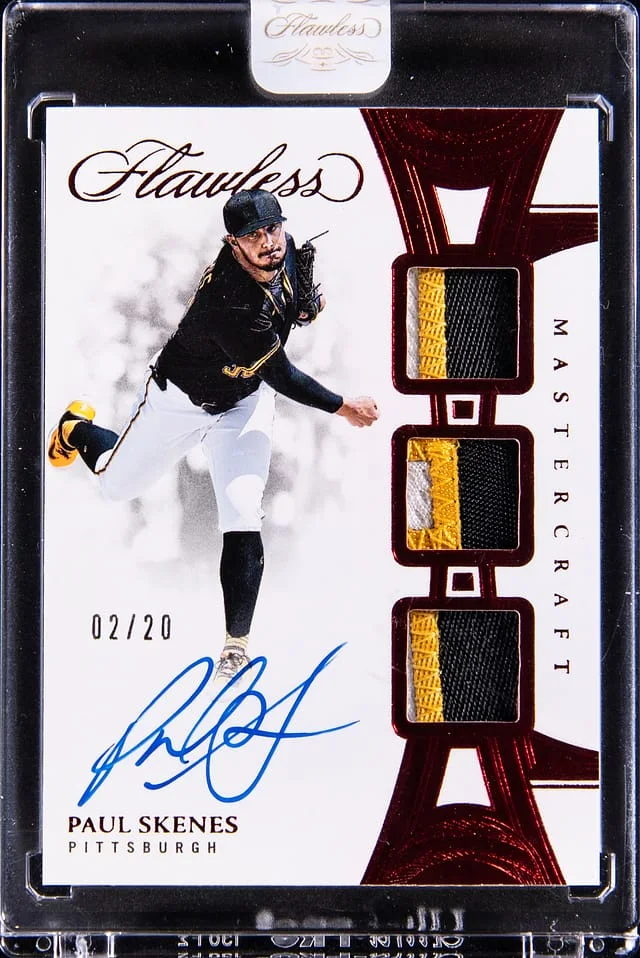 2025 Panini Flawless Paul Skenes Mastercraft Ruby #MCS-PS card image