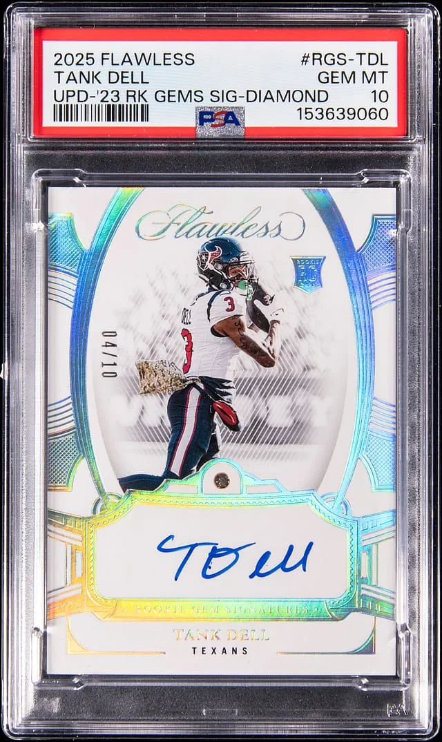 2025 Panini Flawless Tank Dell Update '23 Gems Signatures Diamond #RGS-TDL card image