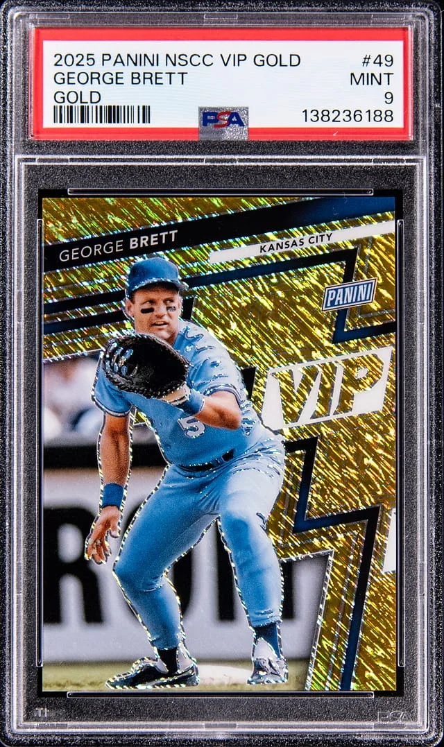 2025 Panini George Brett NSCC VIP Gold #49 card image