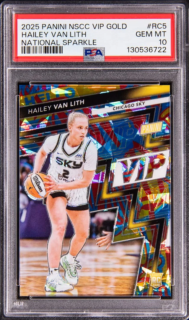 2025 Panini Hailey Van Lith NSCC VIP Gold National Sparkle #RC5 card image