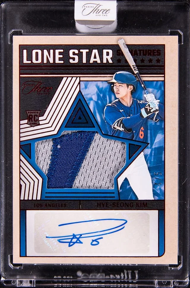 2025 Panini Hye-Seong Kim Three and Two Lone Star Signature #LSS-HK card image