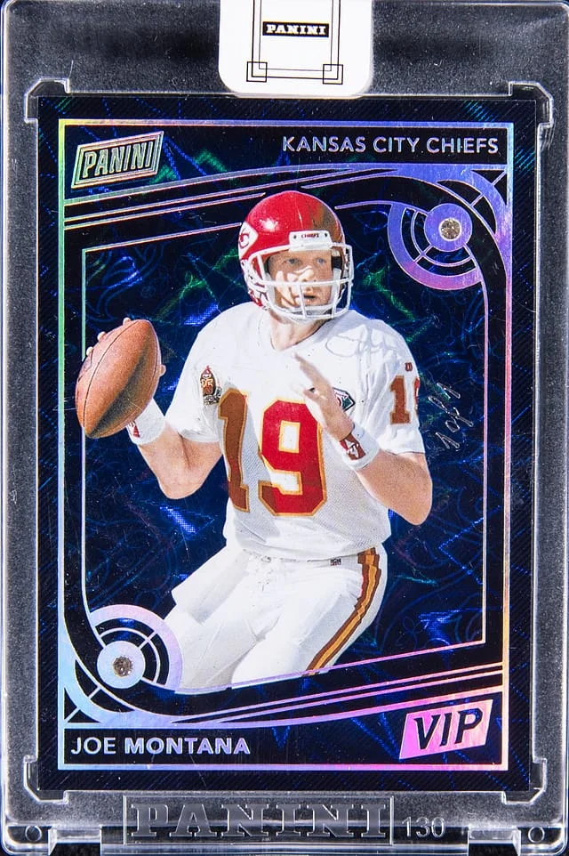 2025 Panini Joe Montana The National VIP Gems #JM card image