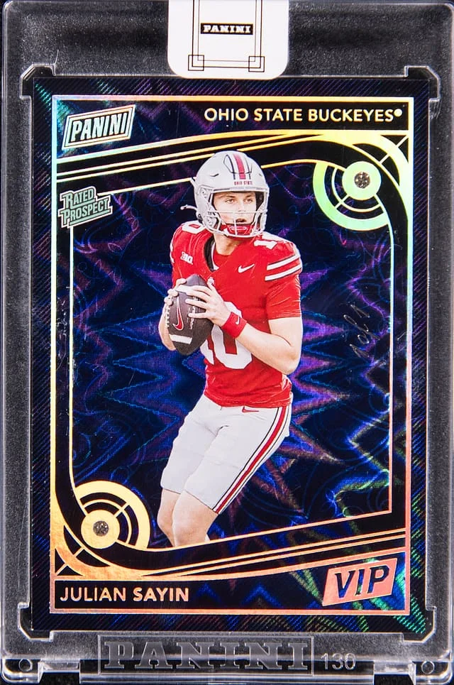 2025 Panini Julian Sayin Diamond Relic - Panini Encased National VIP Diamond #JS card image