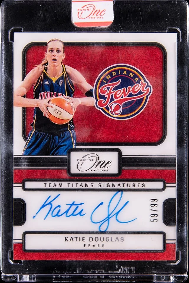 2025 Panini Katie Douglas WNBA One & One Team Titans Signatures #TTS-KD card image
