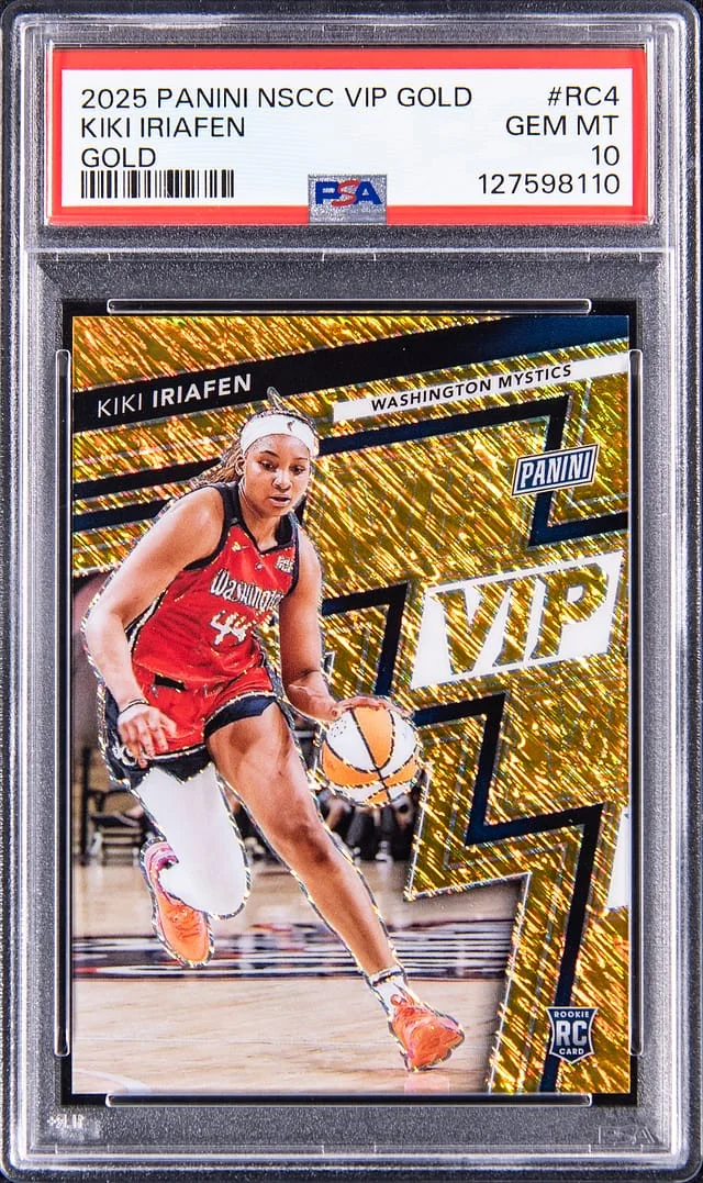 2025 Panini Kiki Iriafen NSCC VIP Gold #RC4 card image