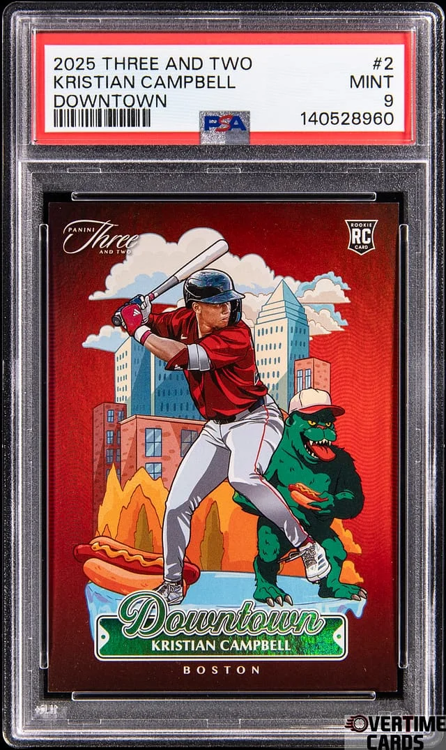2025 Panini Kristian Campbell Three and Two Downtown #2 card image