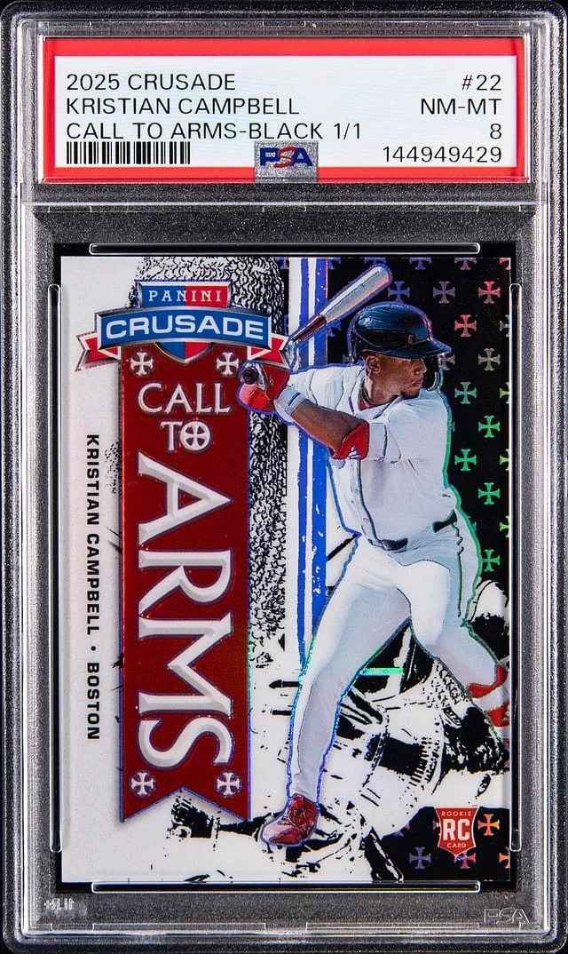 2025 Panini Kristian Campbell Crusade Call to Arms Black #22 card image