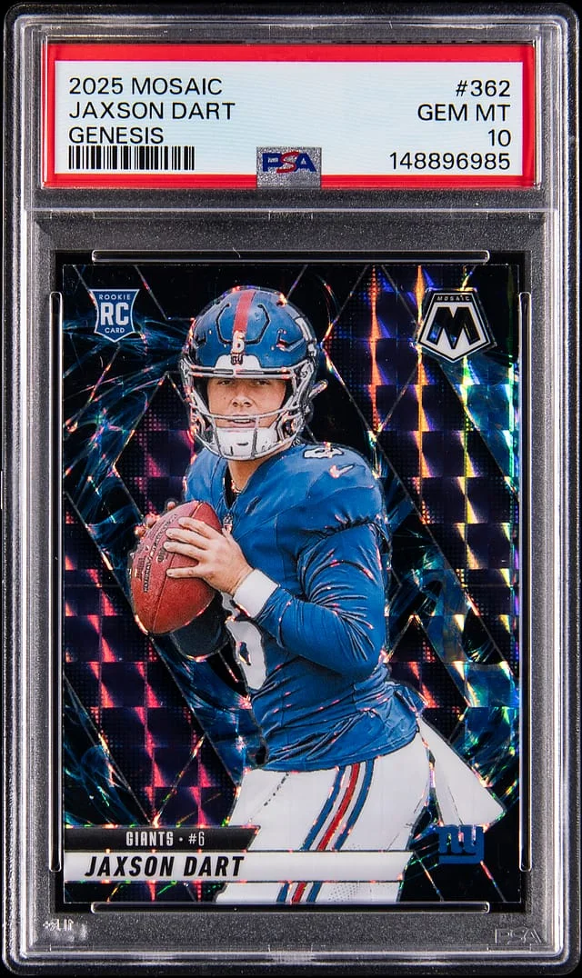 2025 Panini Mosaic Jaxson Dart Genesis #362 card image