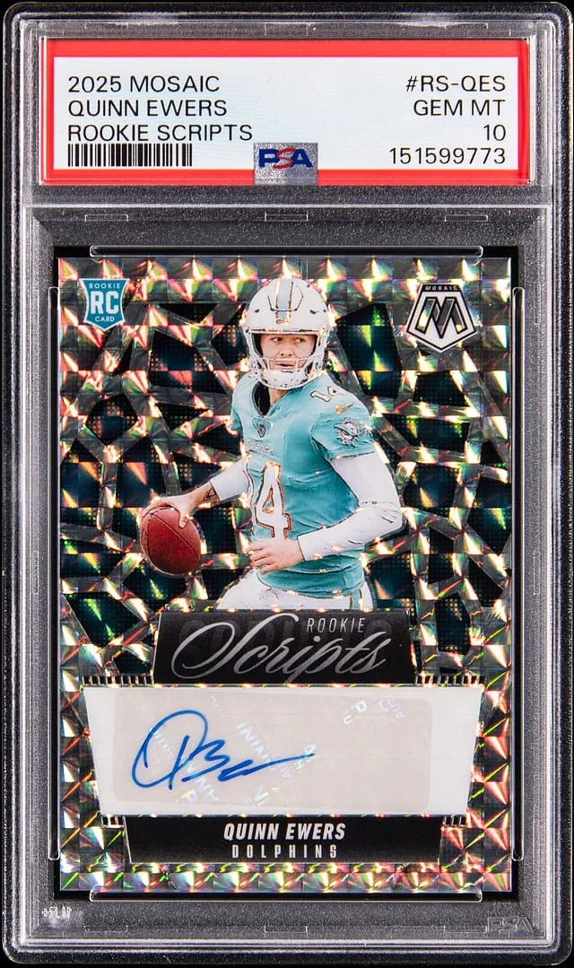 2025 Panini Mosaic Quinn Ewers Scripts #RS-QES card image