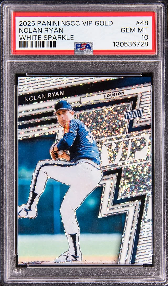 2025 Panini Nolan Ryan NSCC VIP Gold White Sparkle #48 card image