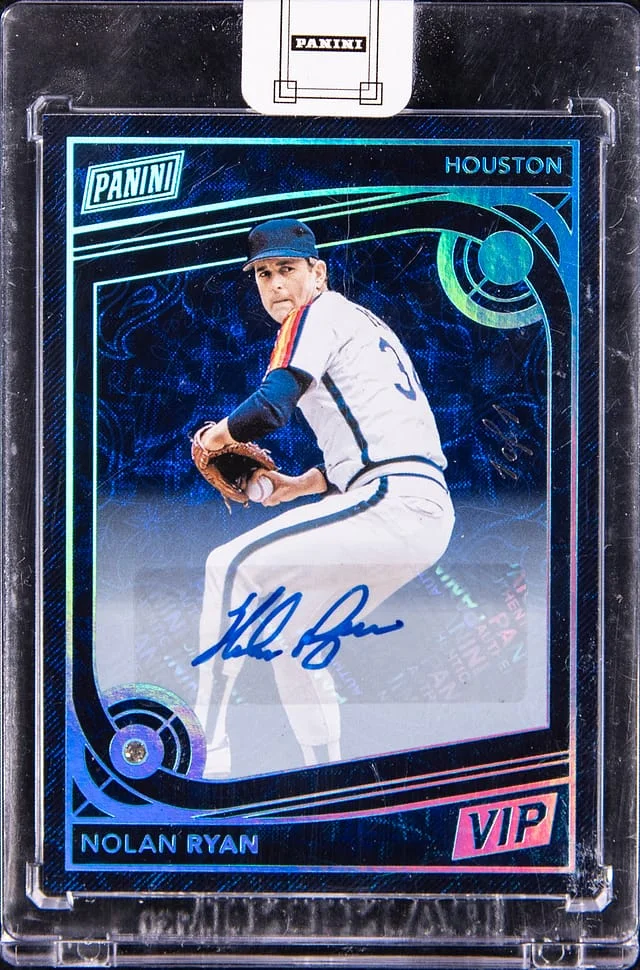 2025 Panini Nolan Ryan National VIP Platinum #NR card image