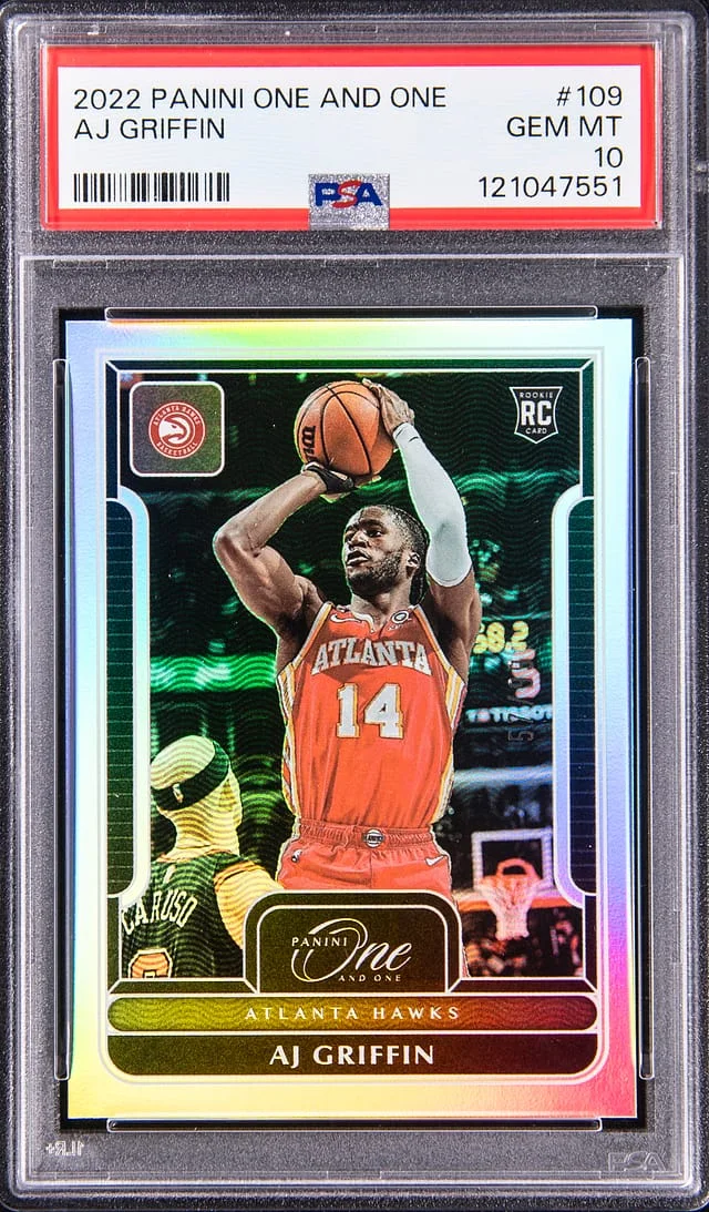 2025 Panini One and One AJ Griffin #109 card image