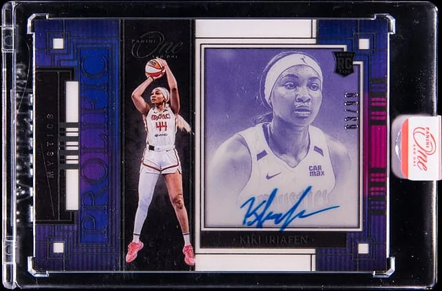2025 Panini One and One Kiki Iriafen WNBA Prolific Signatures #PS-KI card image