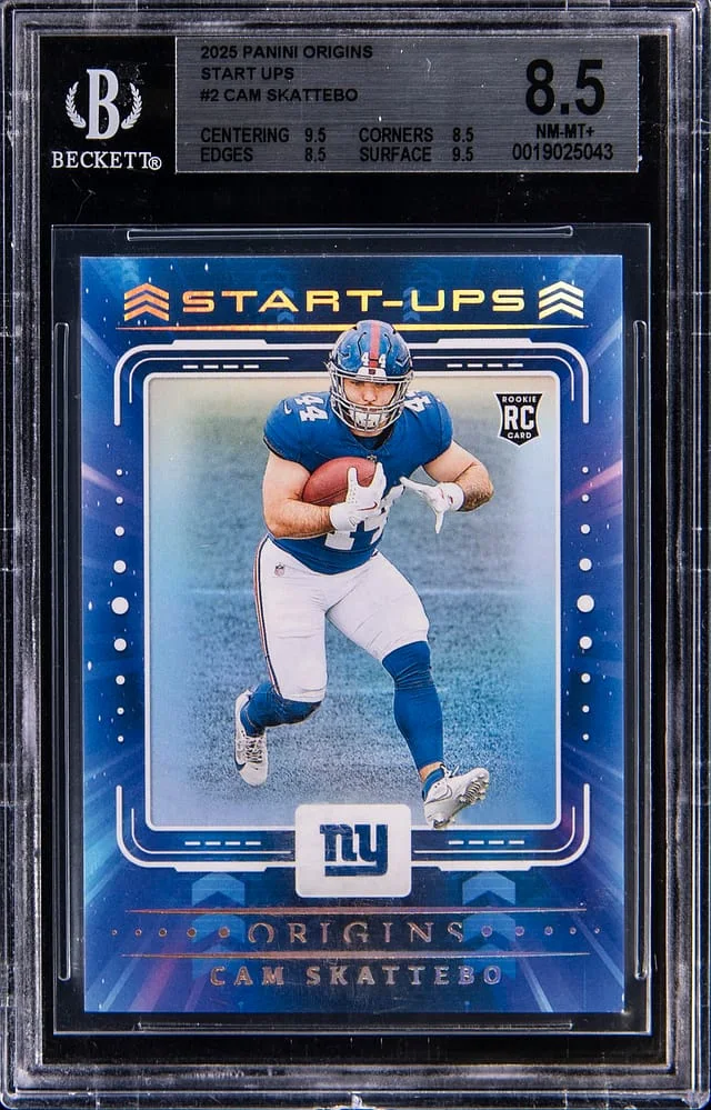 2025 Panini Origins Cam Skattebo Start Ups #2 card image