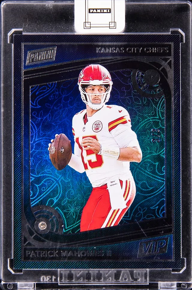 2025 Panini Patrick Mahomes II The National VIP Diamond Gems #PM card image