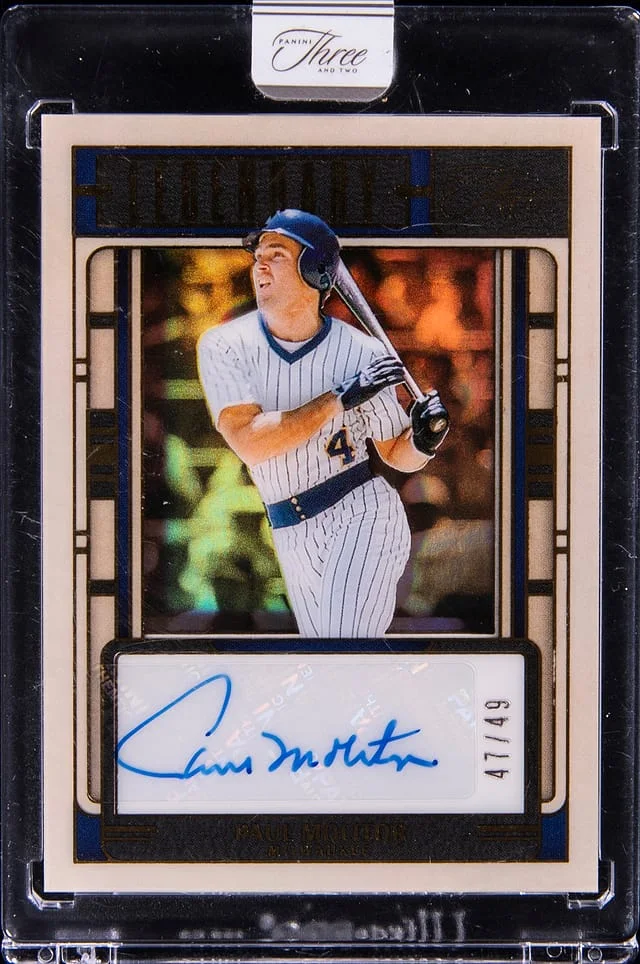 2025 Panini Paul Molitor Three And Two Legendary Signatures #LS-PM card image