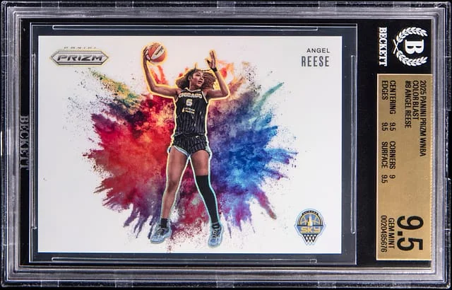 2025 Panini Prizm Angel Reese WNBA Color Blast #8 card image