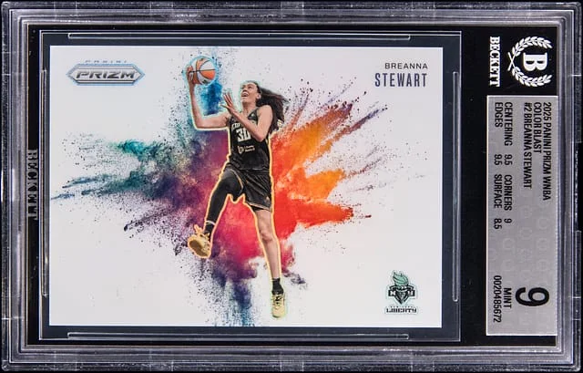 2025 Panini Prizm Breanna Stewart WNBA Color Blast #2 card image