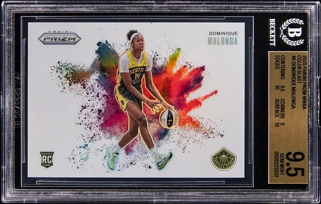 2025 Panini Prizm Dominique Malonga WNBA Color Blast #6 card image