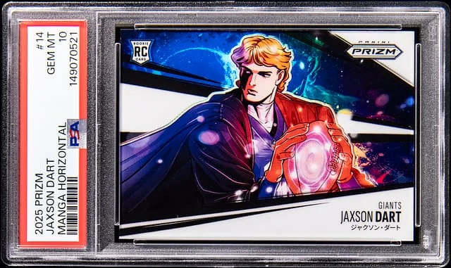 2025 Panini Prizm Jaxson Dart Manga Horizontal #14 card image