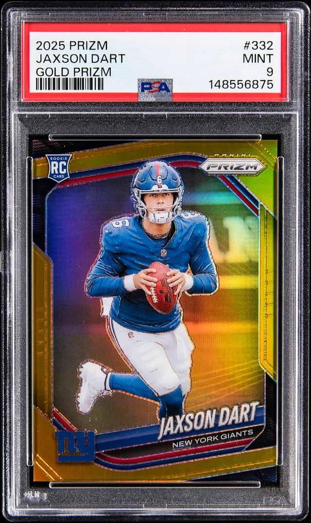 2025 Panini Prizm Jaxson Dart White Prizm #332 card image