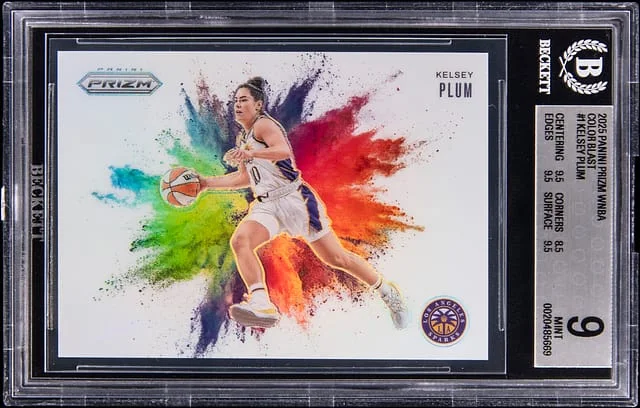 2025 Panini Prizm Kelsey Plum WNBA Color Blast #1 card image