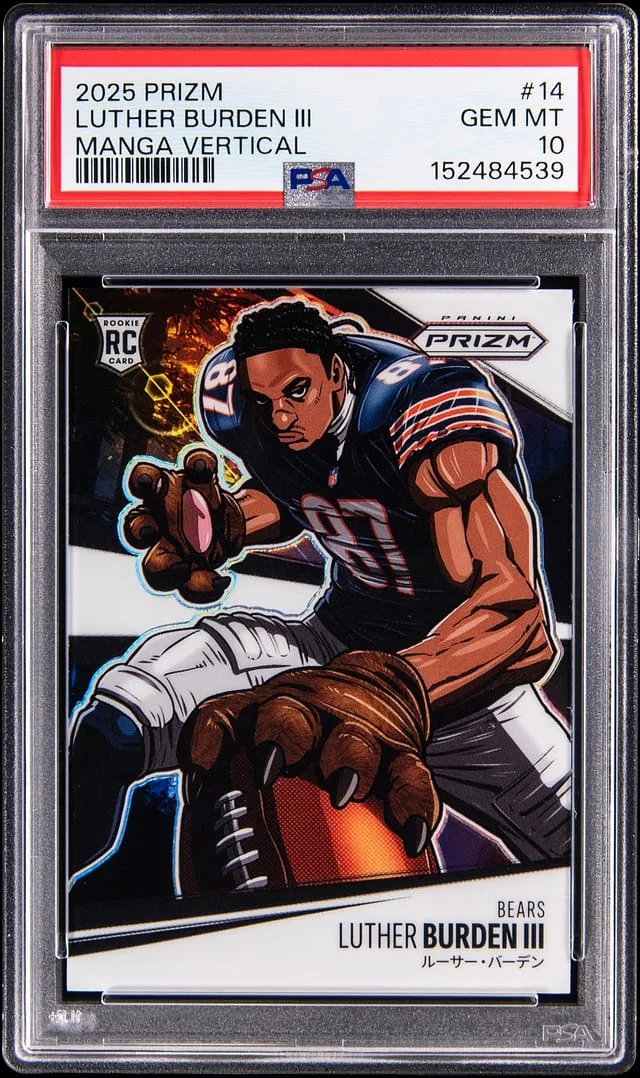 2025 Panini Prizm Luther Burden III Manga Vertical #14 card image