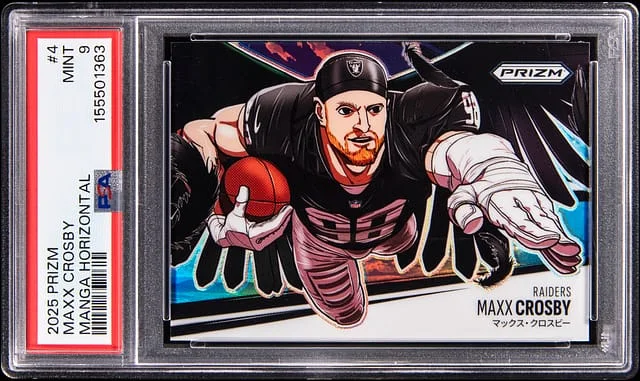 2025 Panini Prizm Maxx Crosby Manga Horizontal #4 card image