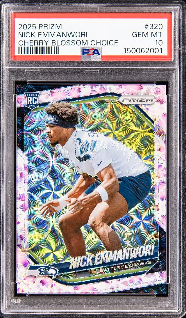 2025 Panini Prizm Nick Emmanwori Cherry Blossom Choice #320 card image